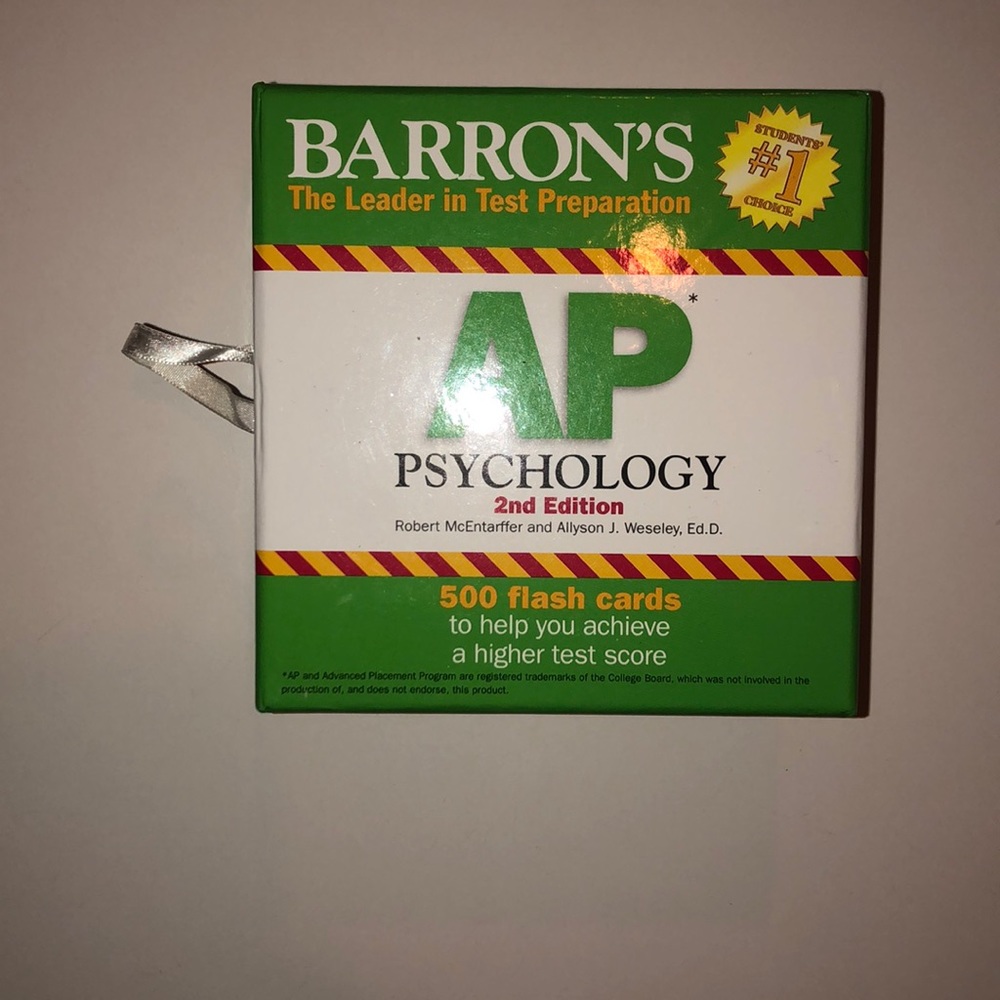 AP psychology flash cards
